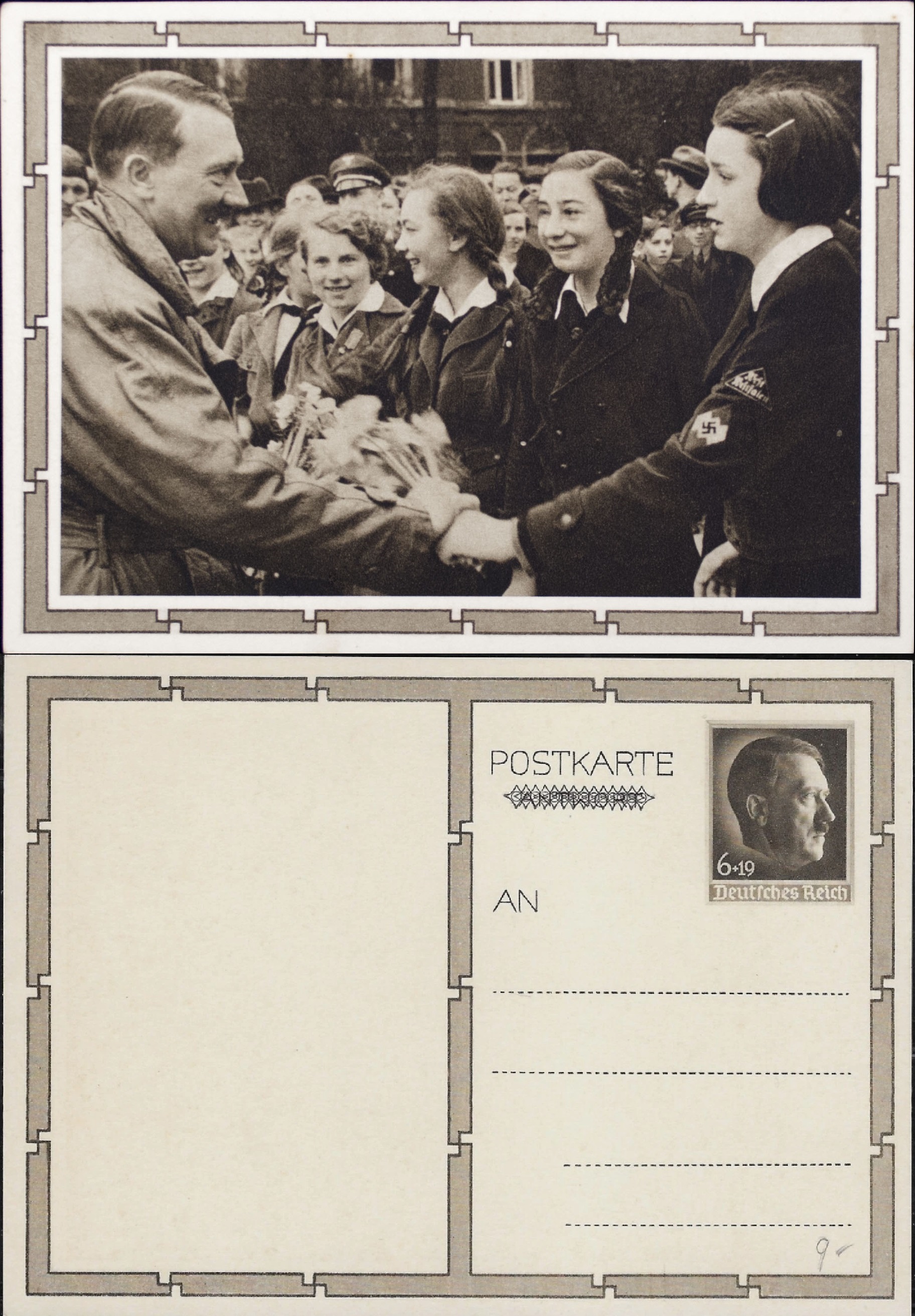 hitlerbdmpostcard